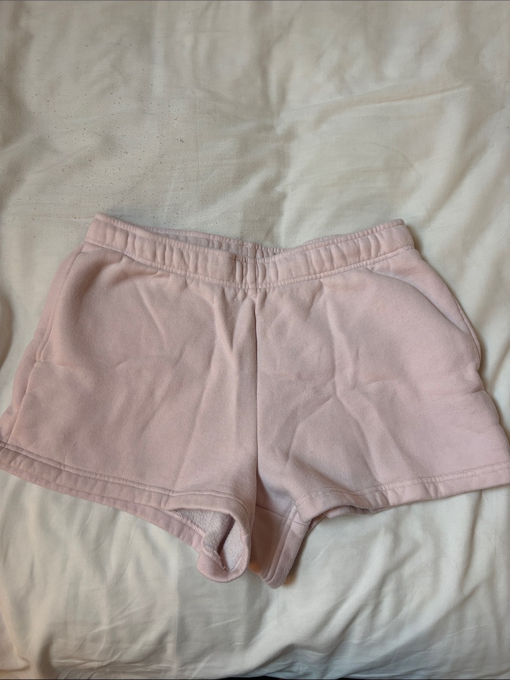 TNA Aritzia Women's Soft Knit Lounge Shorts - Light Pink